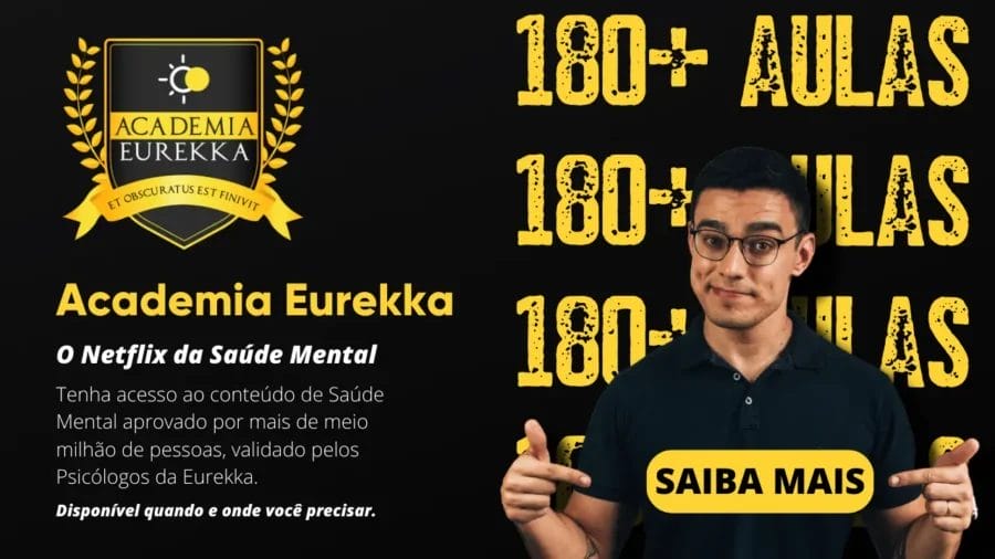 banner da academia eurekka: a netflix de saúde mental