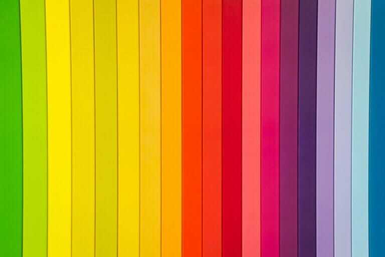 listras coloridas para falar do significado das cores do ano novo