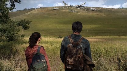 Joel e Ellie em The Last of Us